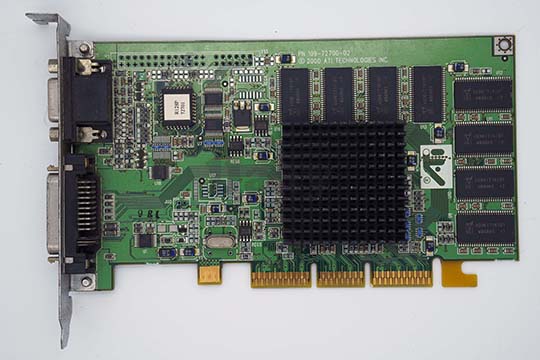 ATI Rage 128 Pro 32MB 显示卡（ATI Rage 128 Pro芯片）